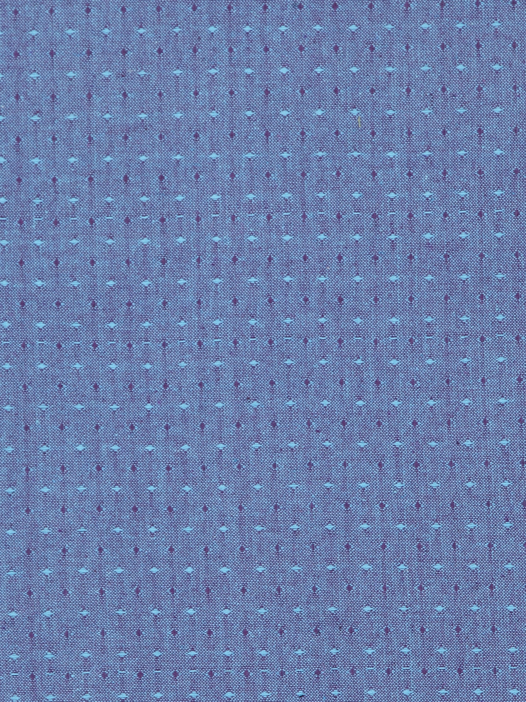 Klotthe Blue Cotton Solid Table Cover