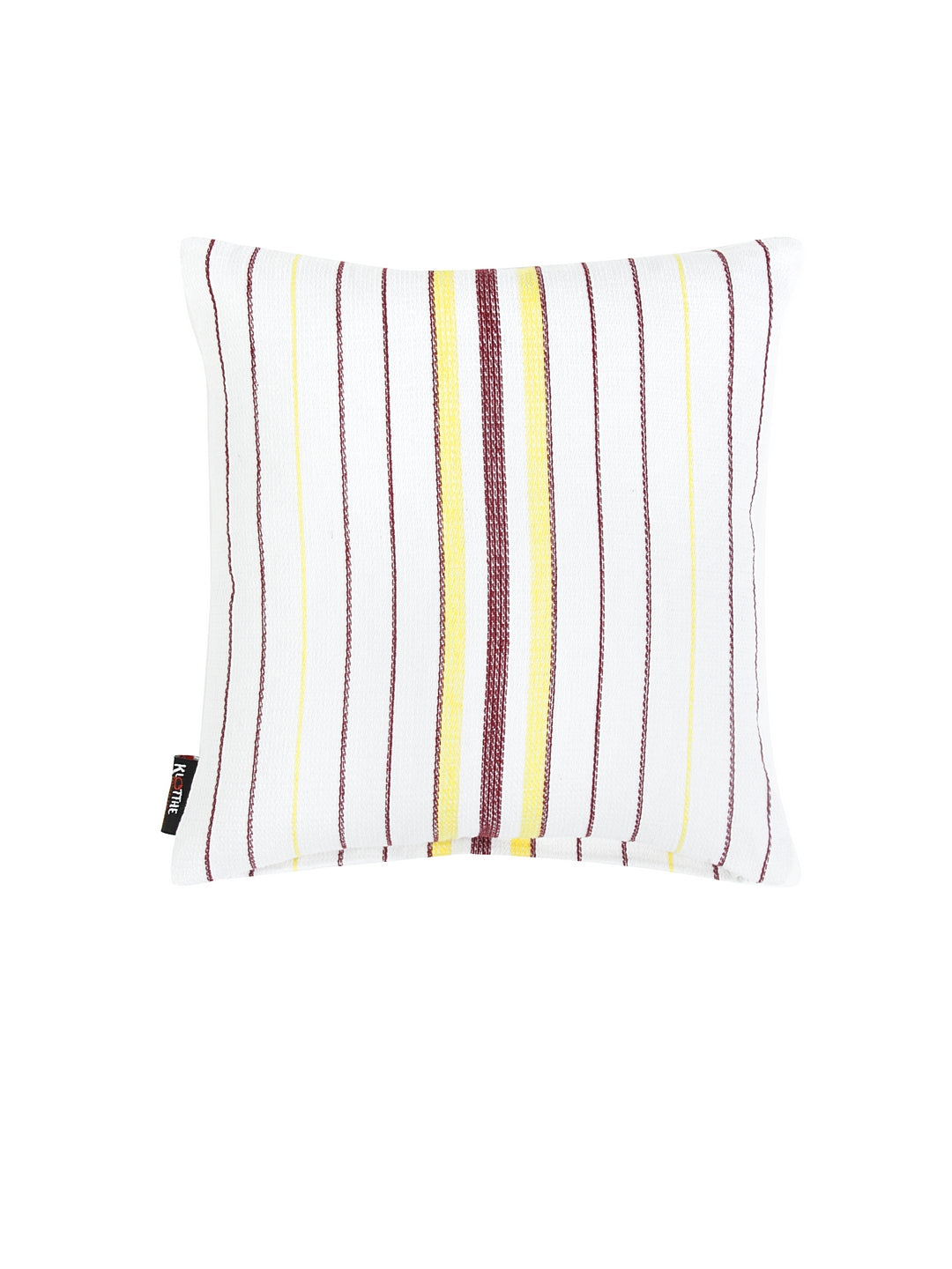 KLOTTHE Set of Five White Poly Cotton Cushion Covers With Microfibre Fillers (35X35 cm)