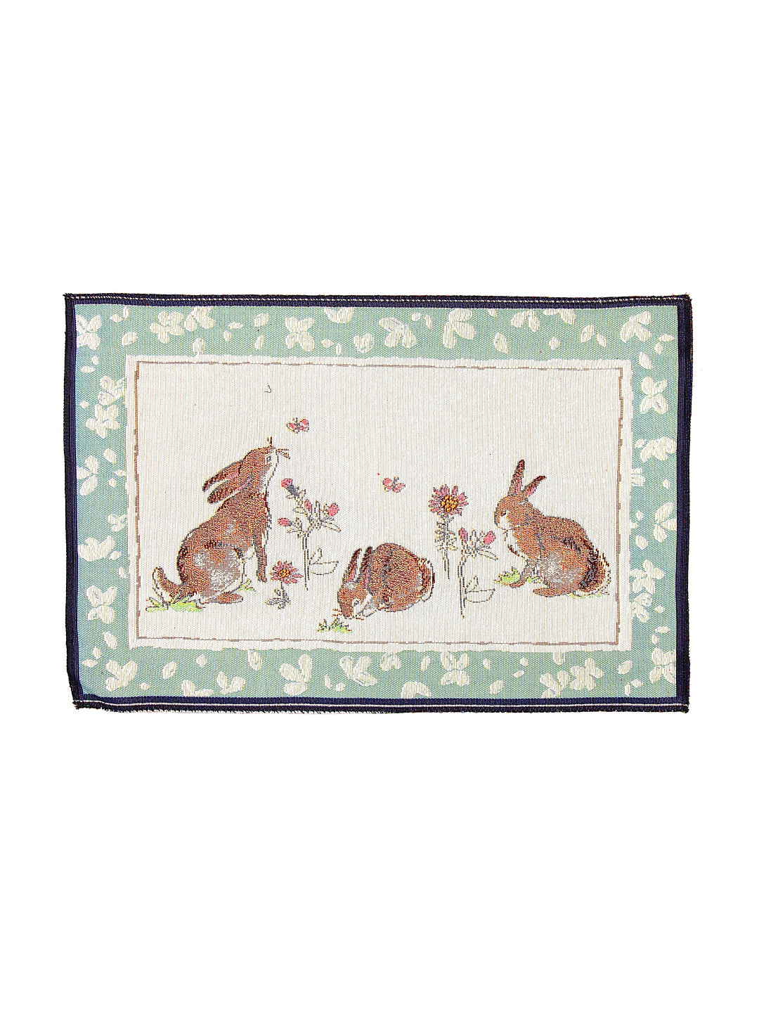 Klotthe Set of 6 Wooven Multicolor Dining Table Mats