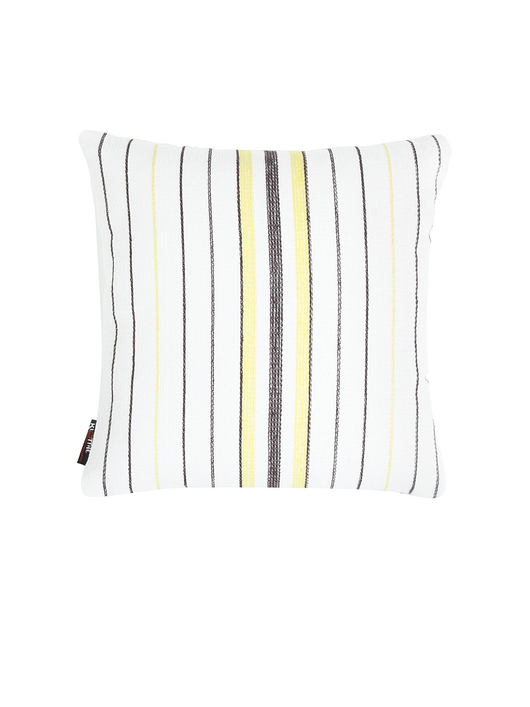 KLOTTHE Set of Five White Poly Cotton Cushion Covers With Microfibre Fillers (35X35 cm)
