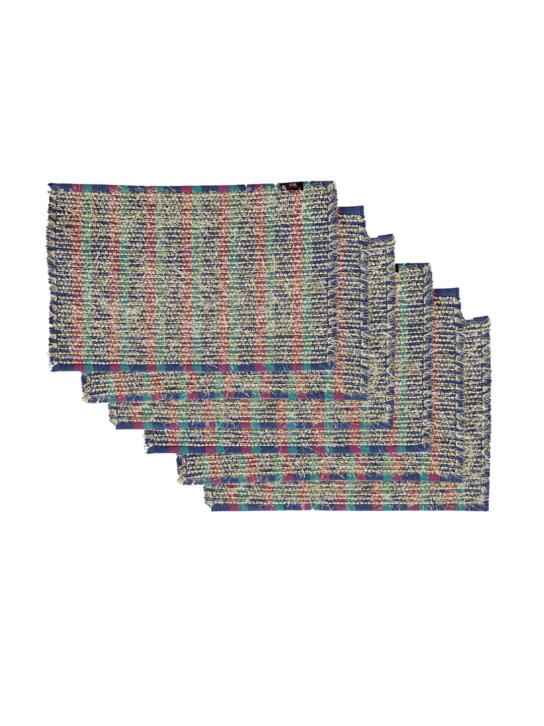 MultiColor Cotton Set Of 6 Table Mats