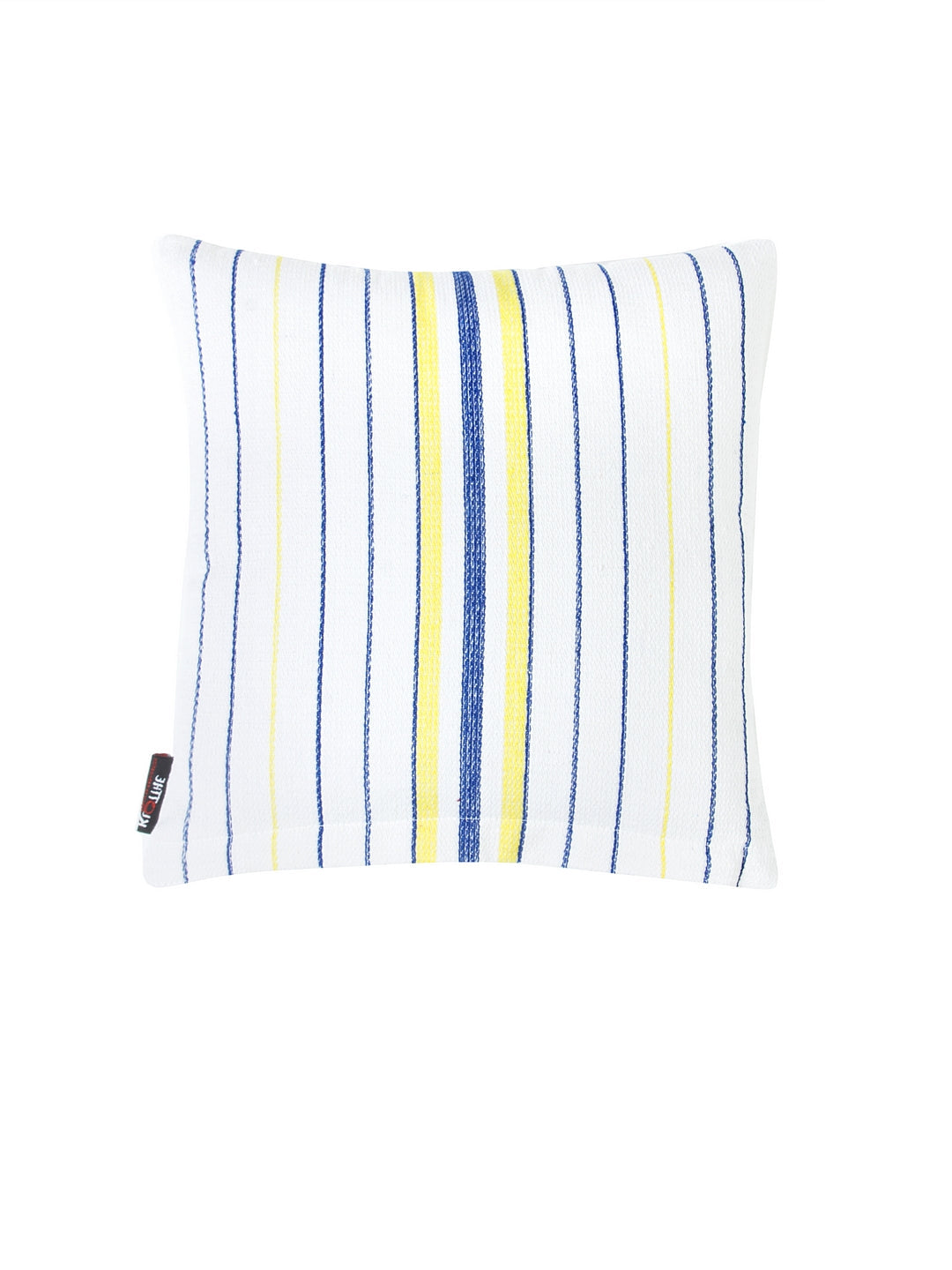 KLOTTHE Set of Five White Poly Cotton Cushion Covers With Microfibre Fillers (35X35 cm)