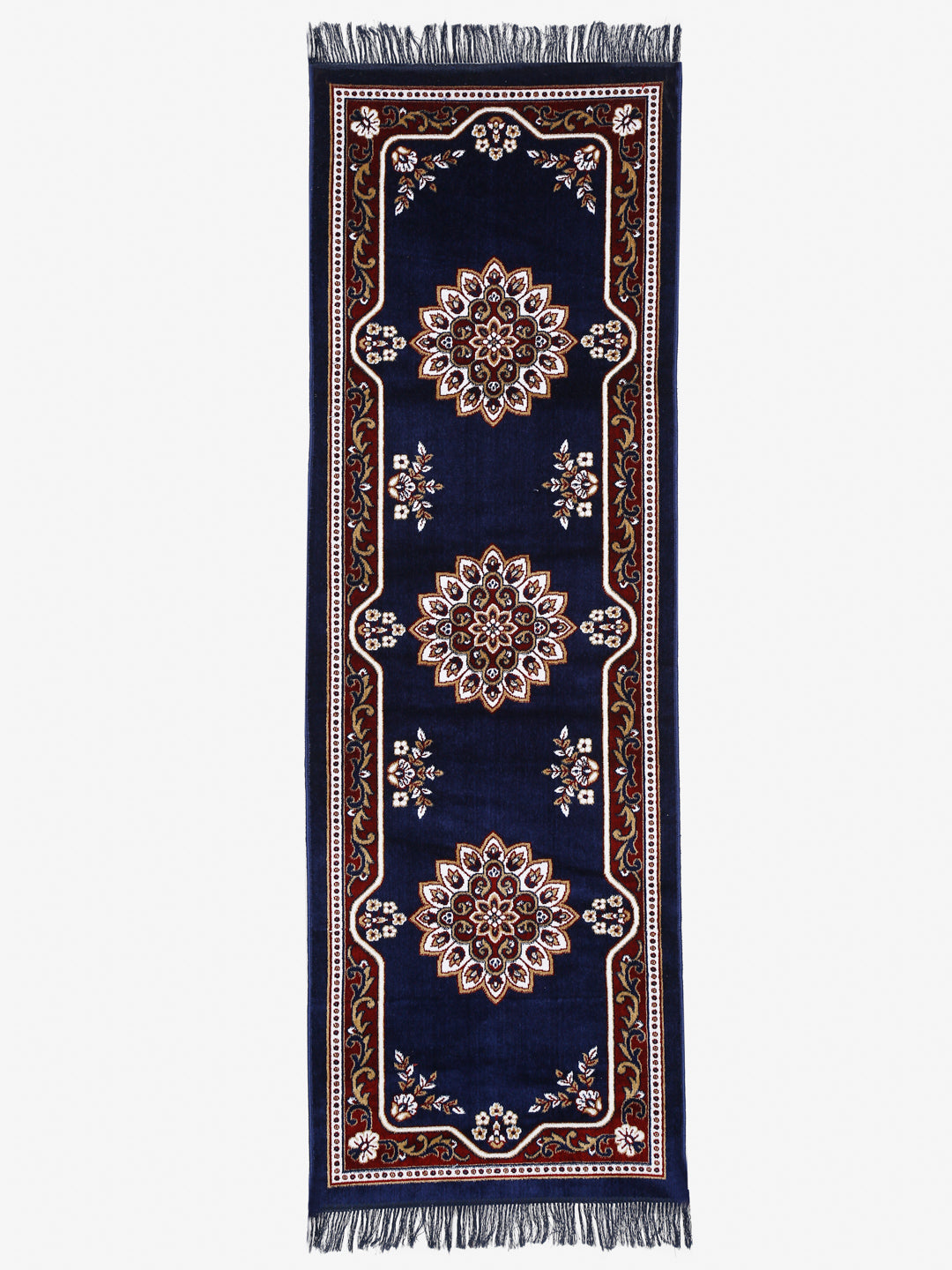 Klotthe Blue "180X60 cm" Floral Carpet
