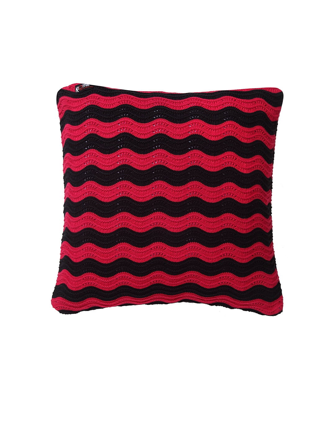 KLOTTHE Set of Two Multi Poly Cotton Cushion Covers With Microfibre Fillers (40X40 cm)