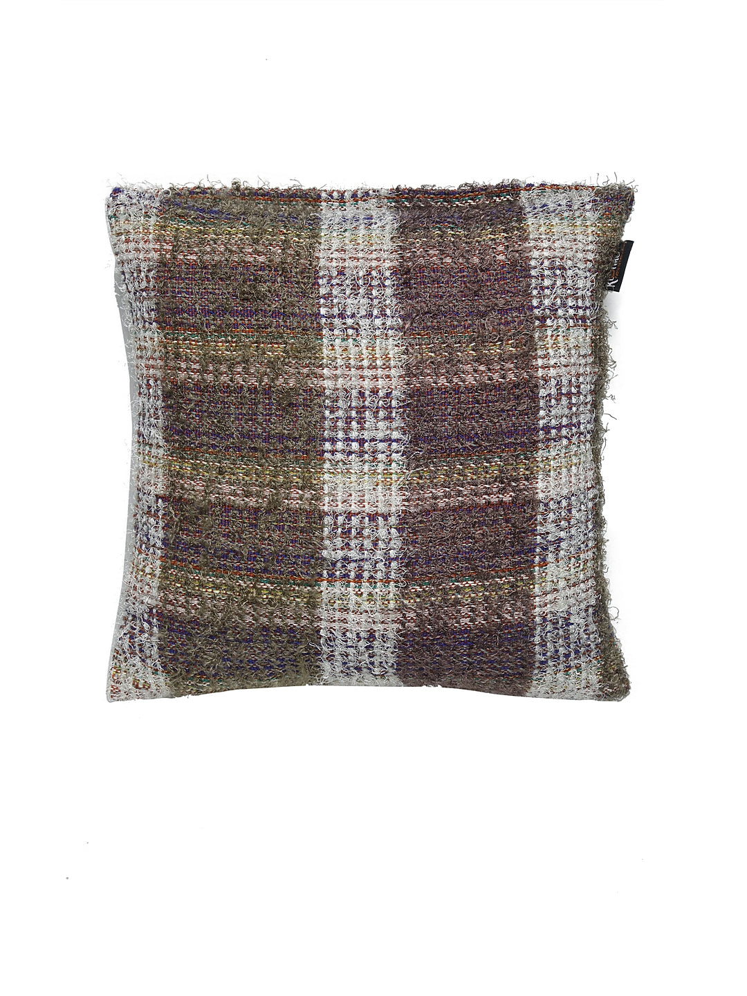 KLOTTHE Set of Two Multi Poly Cotton Cushion Covers With Microfibre Fillers (40X40 cm)