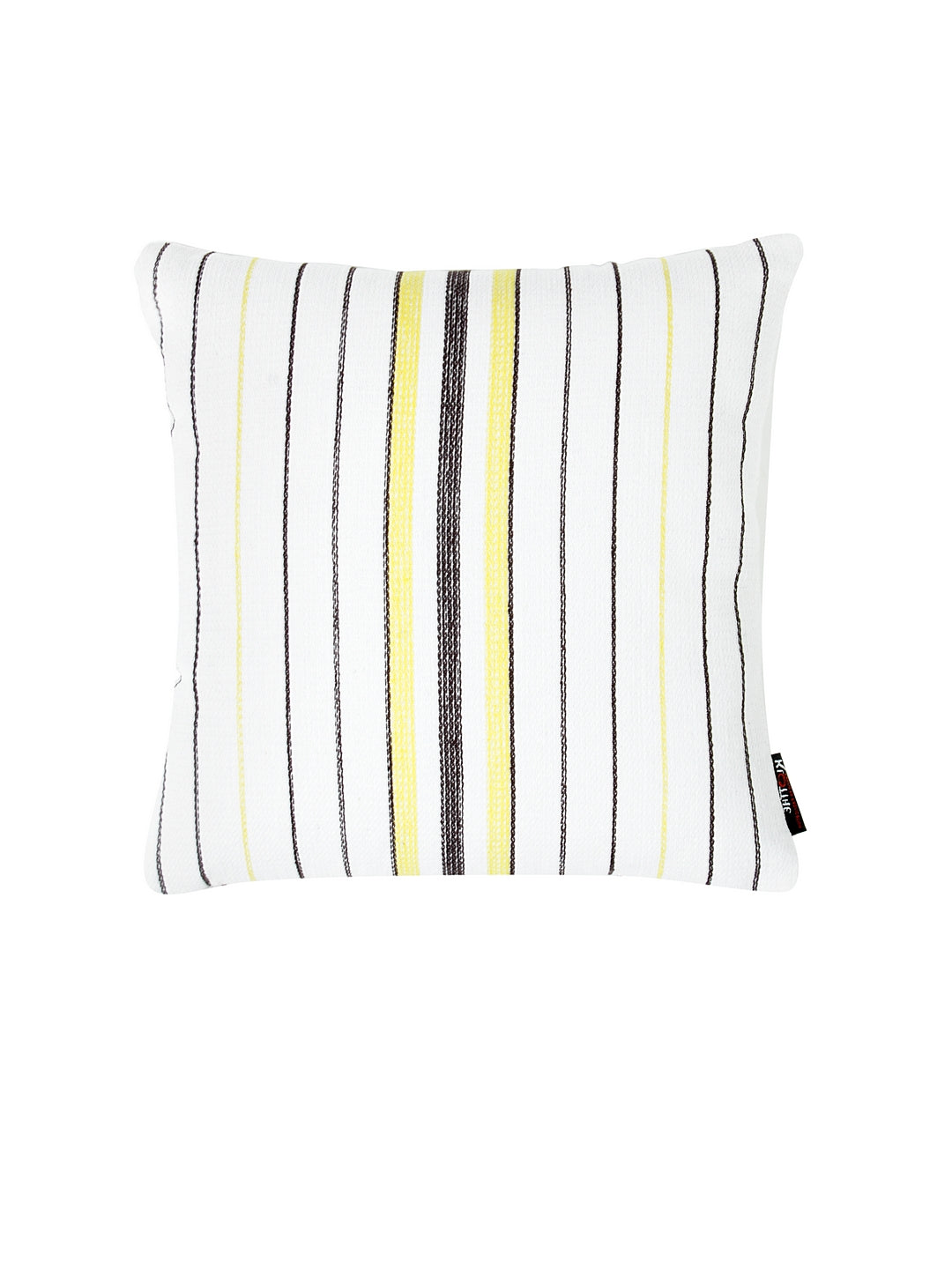 KLOTTHE Set of Five White Poly Cotton Cushion Covers With Microfibre Fillers (35X35 cm)