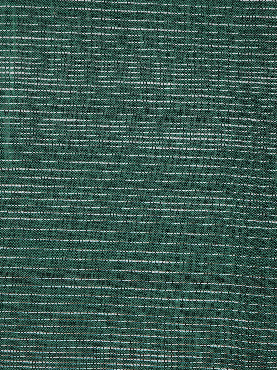 KLOTTHE Green Cotton Striped Diwan Set
