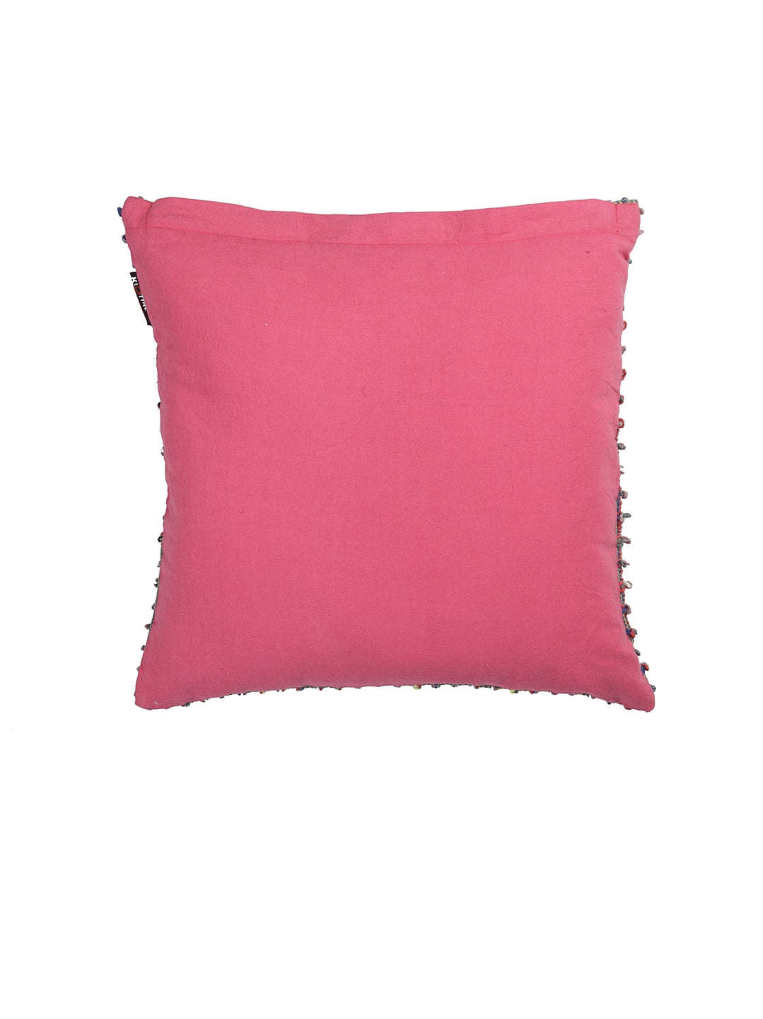 KLOTTHE Set of Five Multi Poly Cotton Cushion Covers With Microfibre Fillers (40X40 cm)