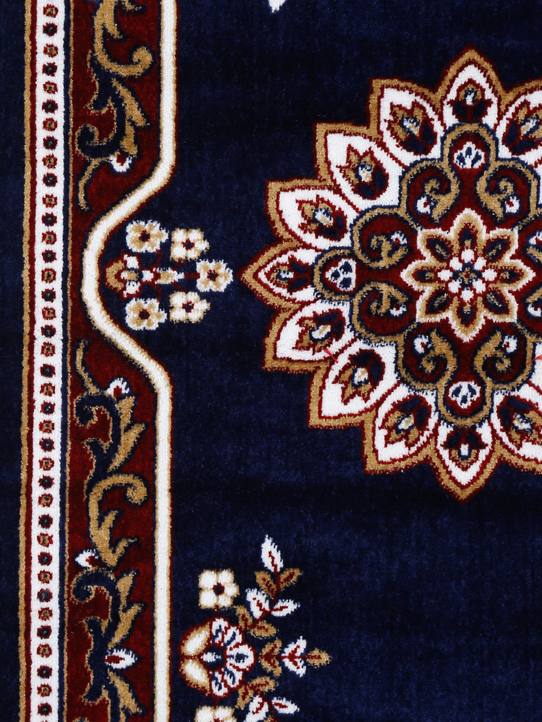 Klotthe Blue "180X60 cm" Floral Carpet