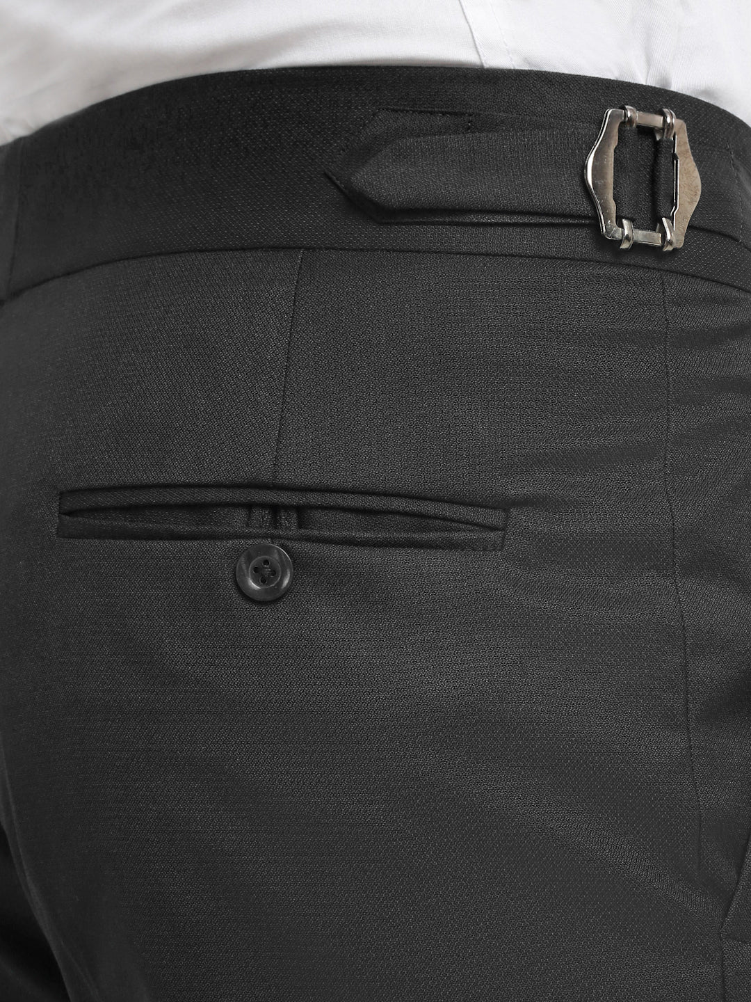 Italian Style Formal Gurkha Pant-Black
