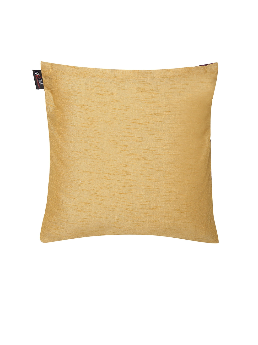 KLOTTHE Set of Two NavyBlue Poly Cotton Cushion Covers With Microfibre Fillers (40X40 cm)
