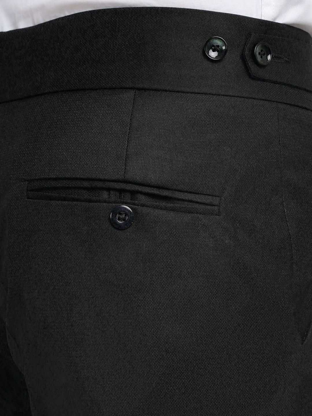 Italian Style Formal Gurkha Pant-Black