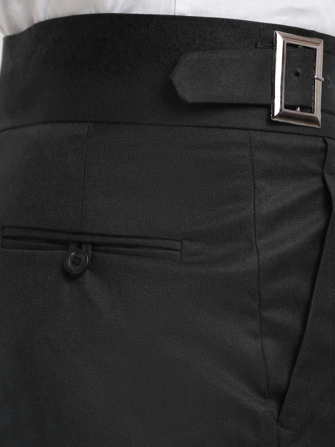 Italian Style Formal Gurkha Pant-Black