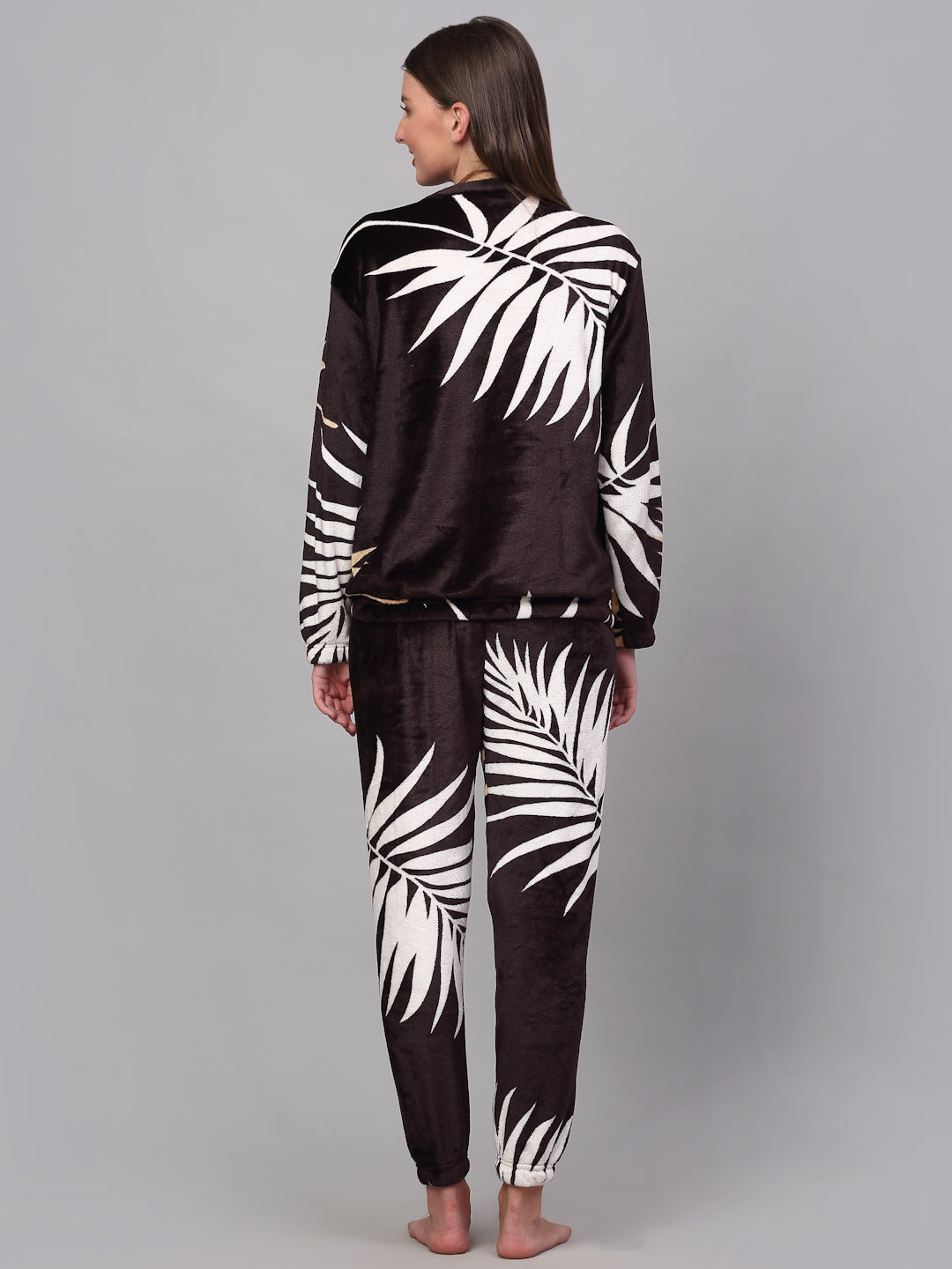 Klotthe Women MultiColor Printed Wool Blend Night Suit