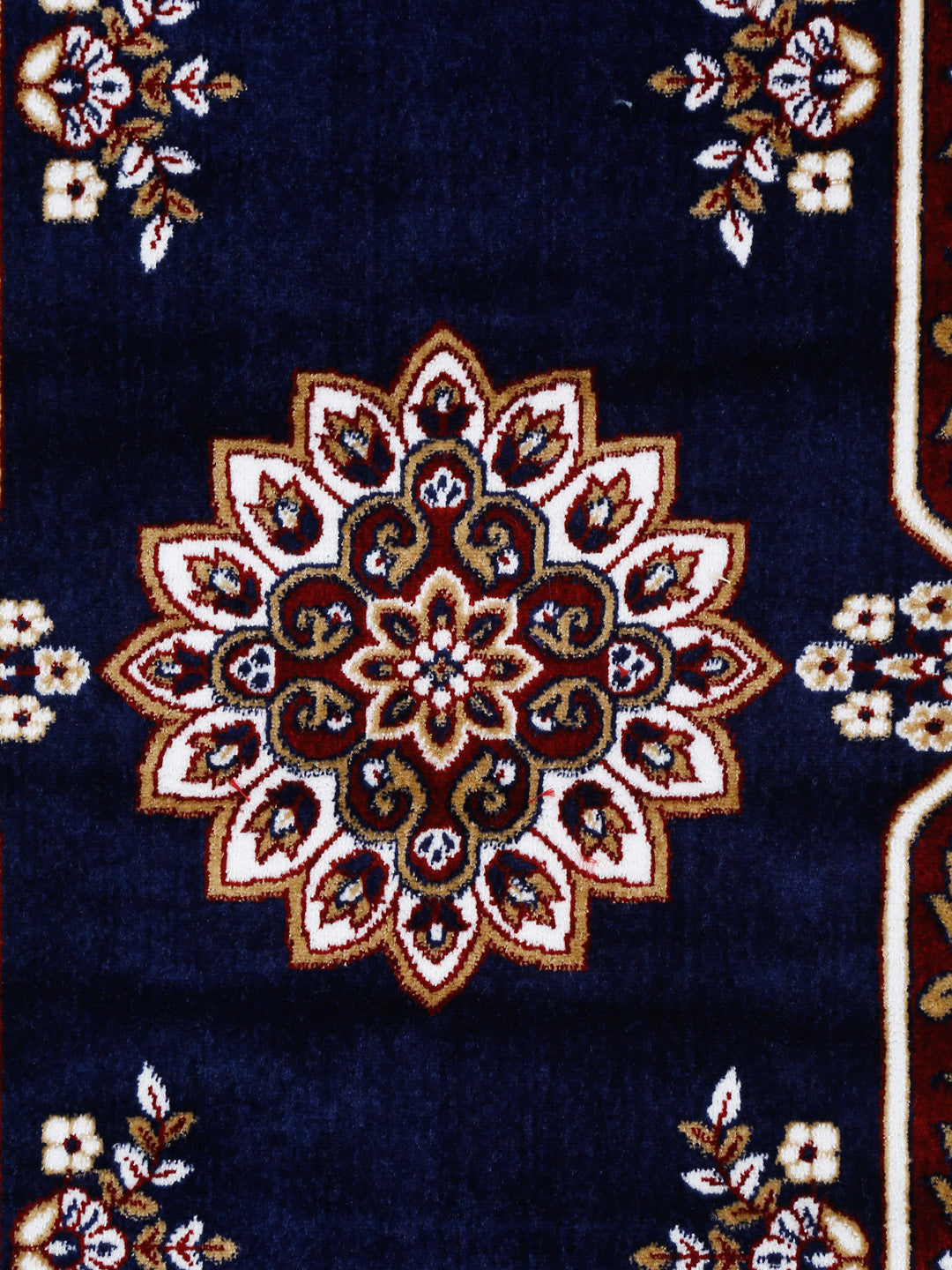 Klotthe Blue "180X60 cm" Floral Carpet