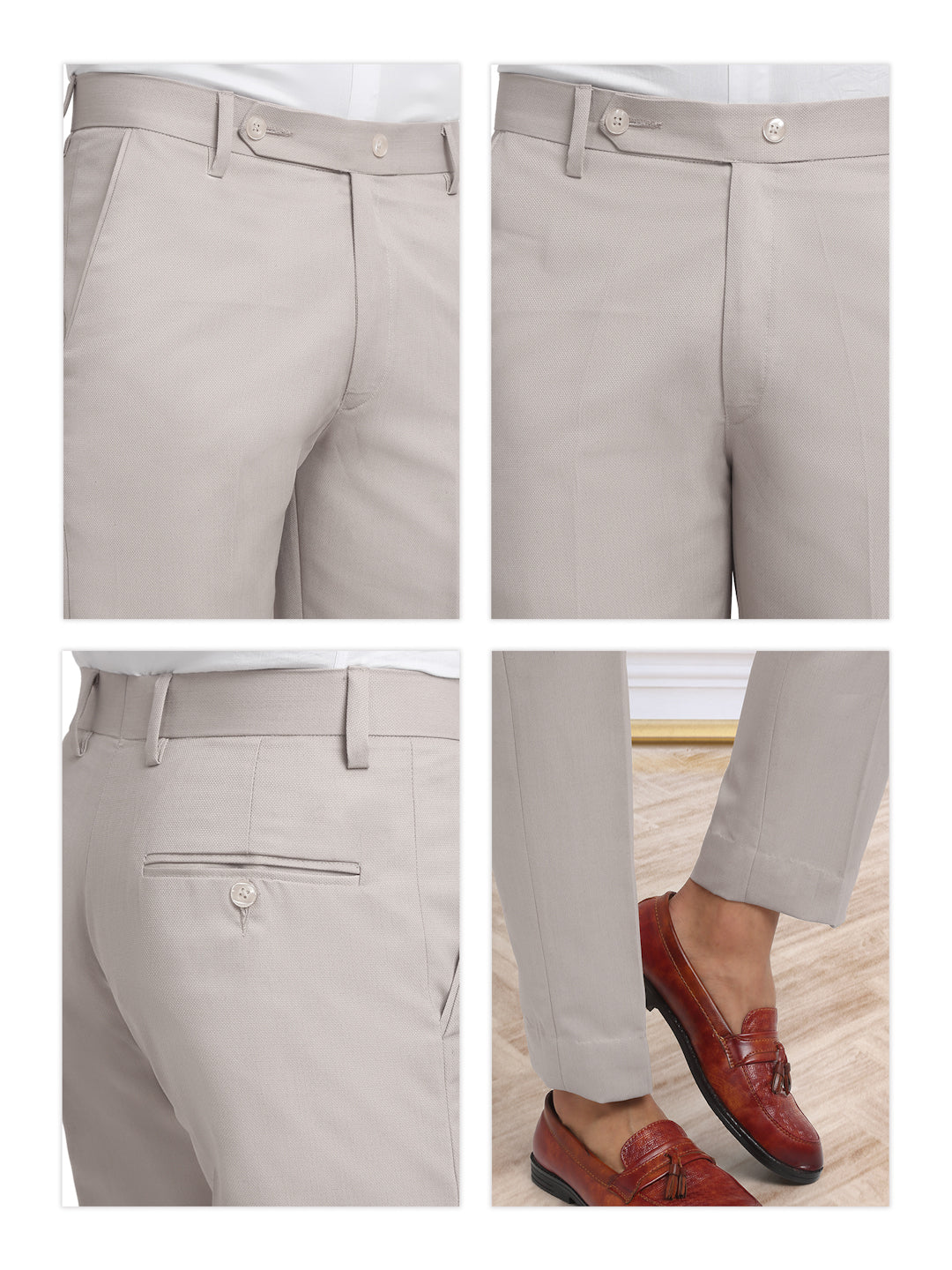 Klotthe Men's Slim Fit Formal Trouser