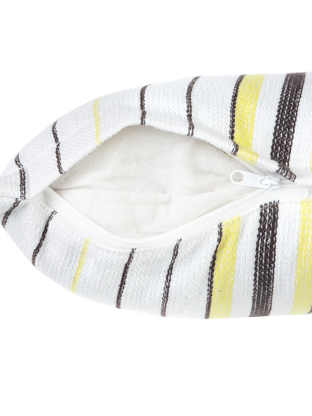 KLOTTHE Set of Five White Poly Cotton Cushion Covers With Microfibre Fillers (35X35 cm)
