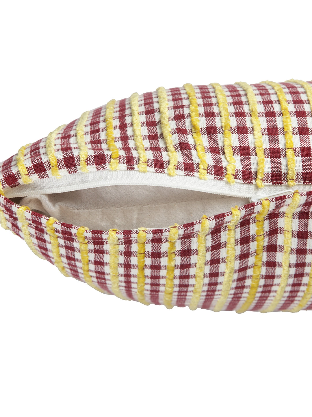 KLOTTHE Set of Five Multi Poly Cotton Cushion Covers With Microfibre Fillers (40X40 cm)
