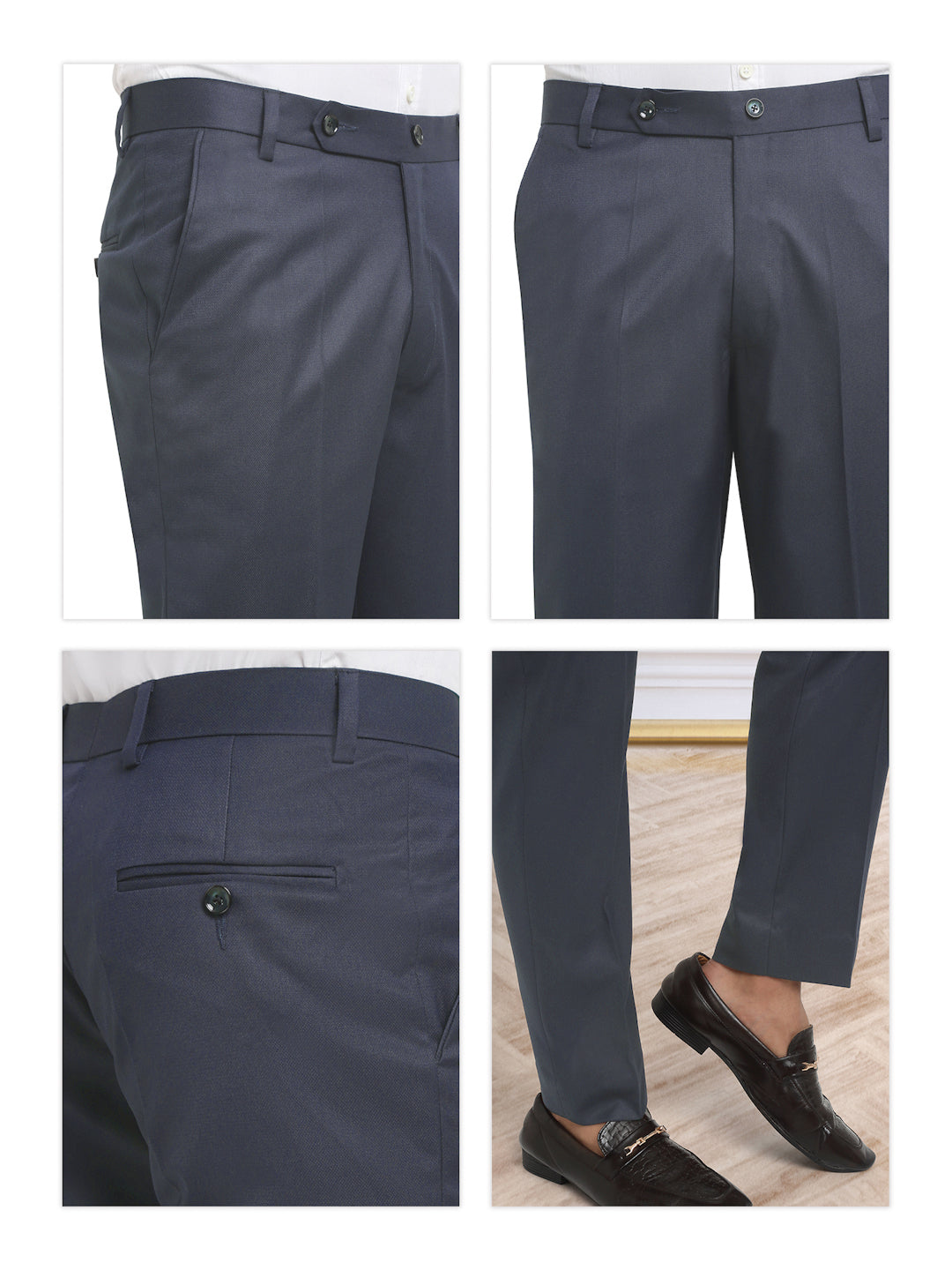 Klotthe Men's Slim Fit Formal Trouser