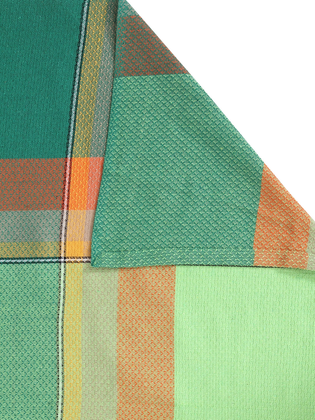 Klotthe Green Cotton Solid Table Cover
