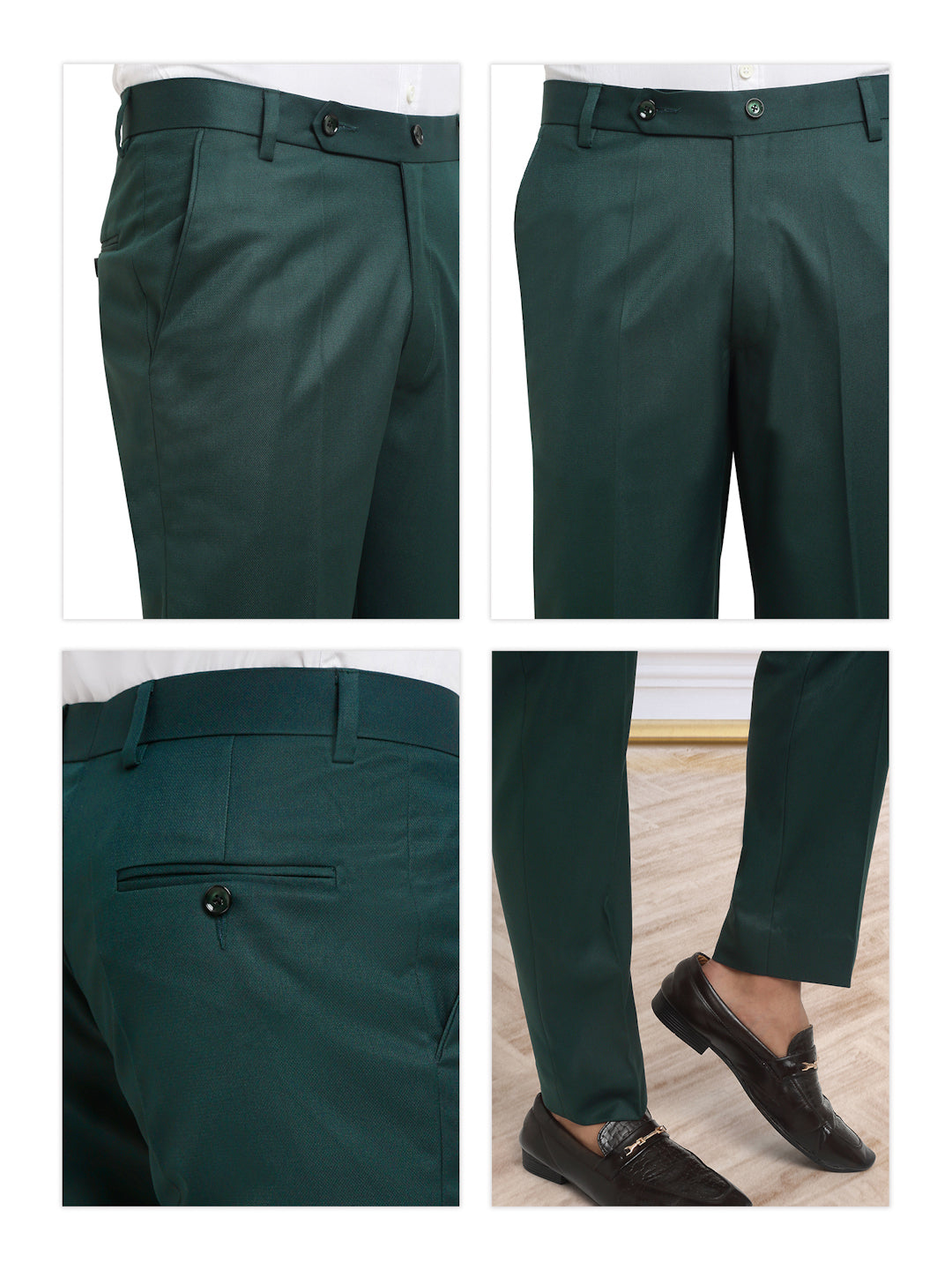 Klotthe Men's Slim Fit Formal Trouser