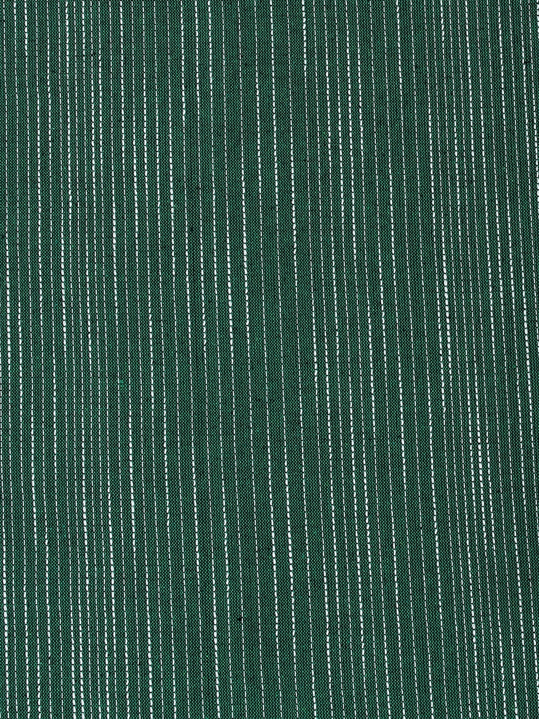 100% Pure Cotton King Size Handwoven Bed Cover with Two Pillow Covers by KLOTTHEĀ® (Green)