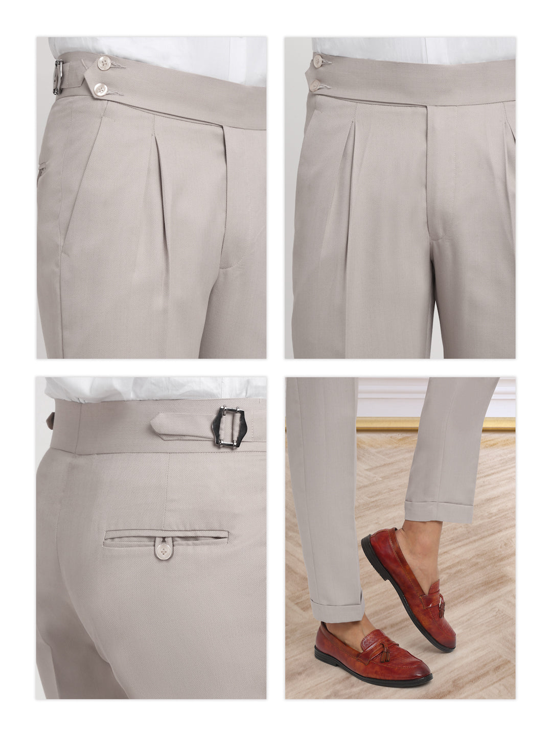 Klotthe Men's Slim Fit Formal Trouser