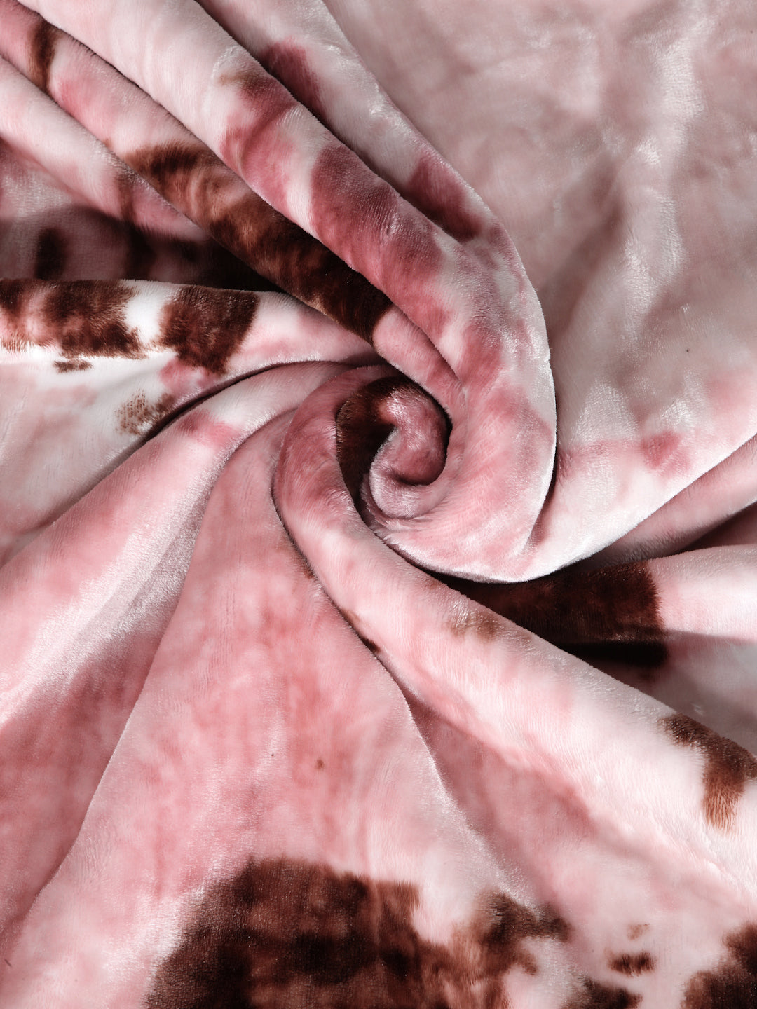 Klotthe Unisex Pink Abstract Heavy Winter 1000 GSM Single Bed Blanket
