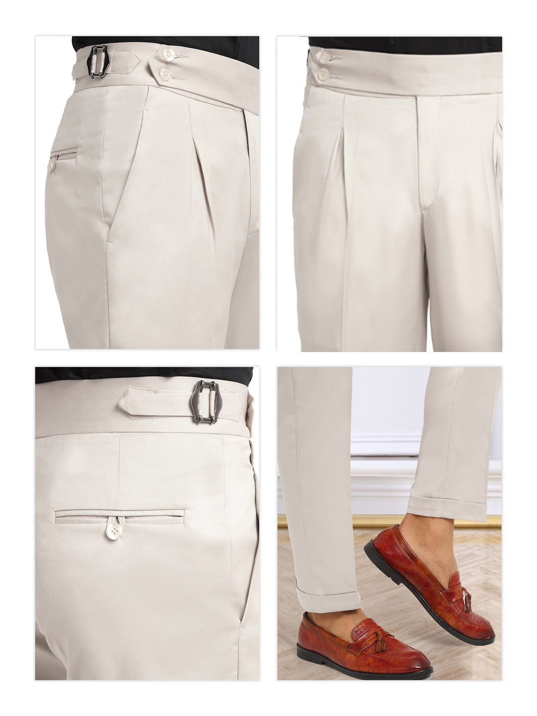 Klotthe Men's Slim Fit Formal Trouser