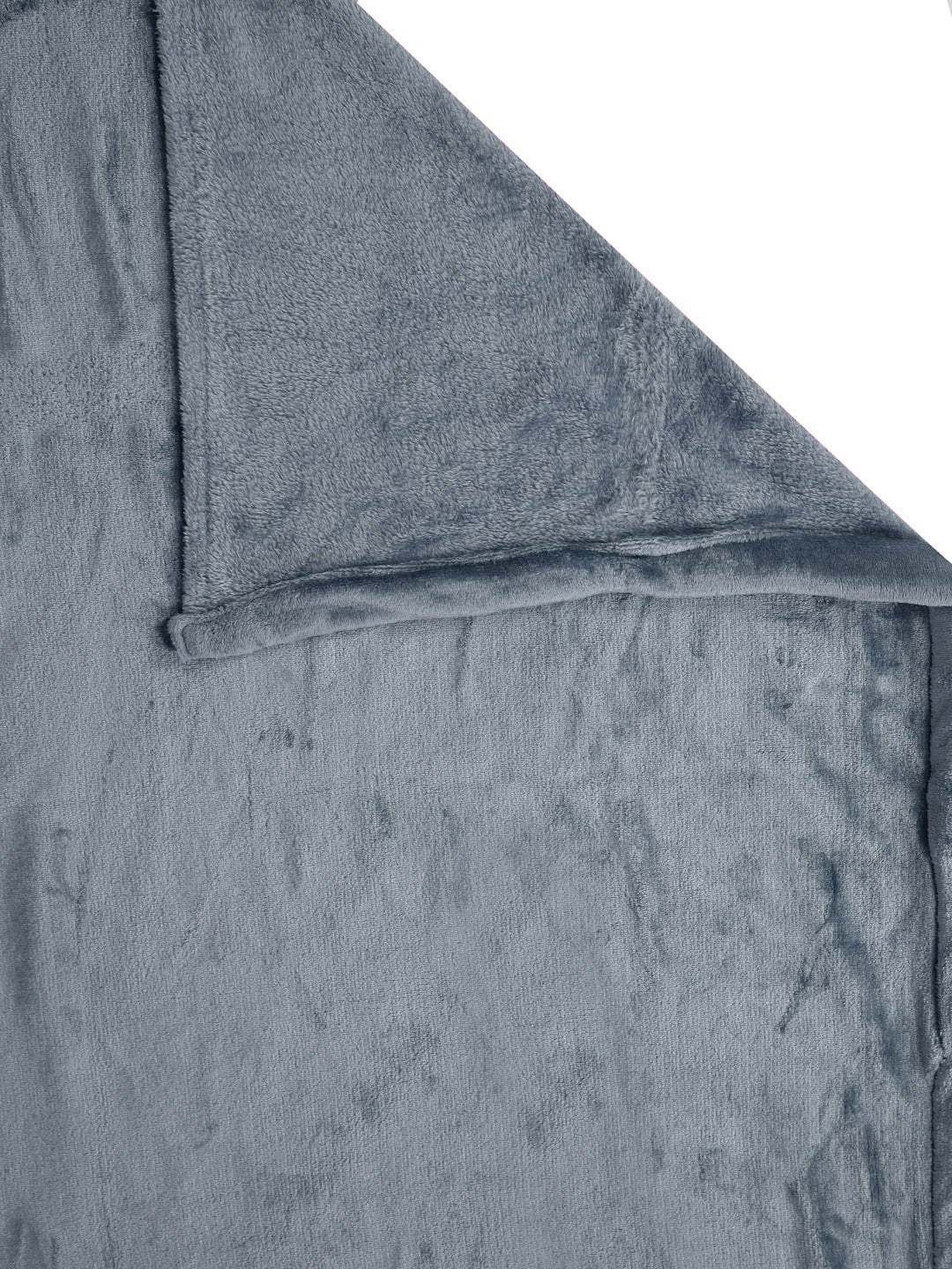 Winter Special Woolen Fleece King Size Bedsheets with 2 Pillow Covers by KLOTTHE®