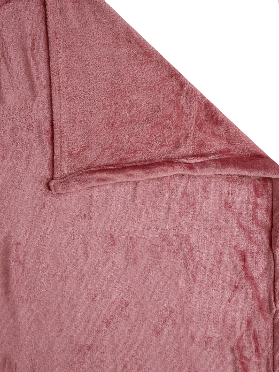 Winter Special Woolen Fleece King Size Bedsheets with 2 Pillow Covers by KLOTTHE®
