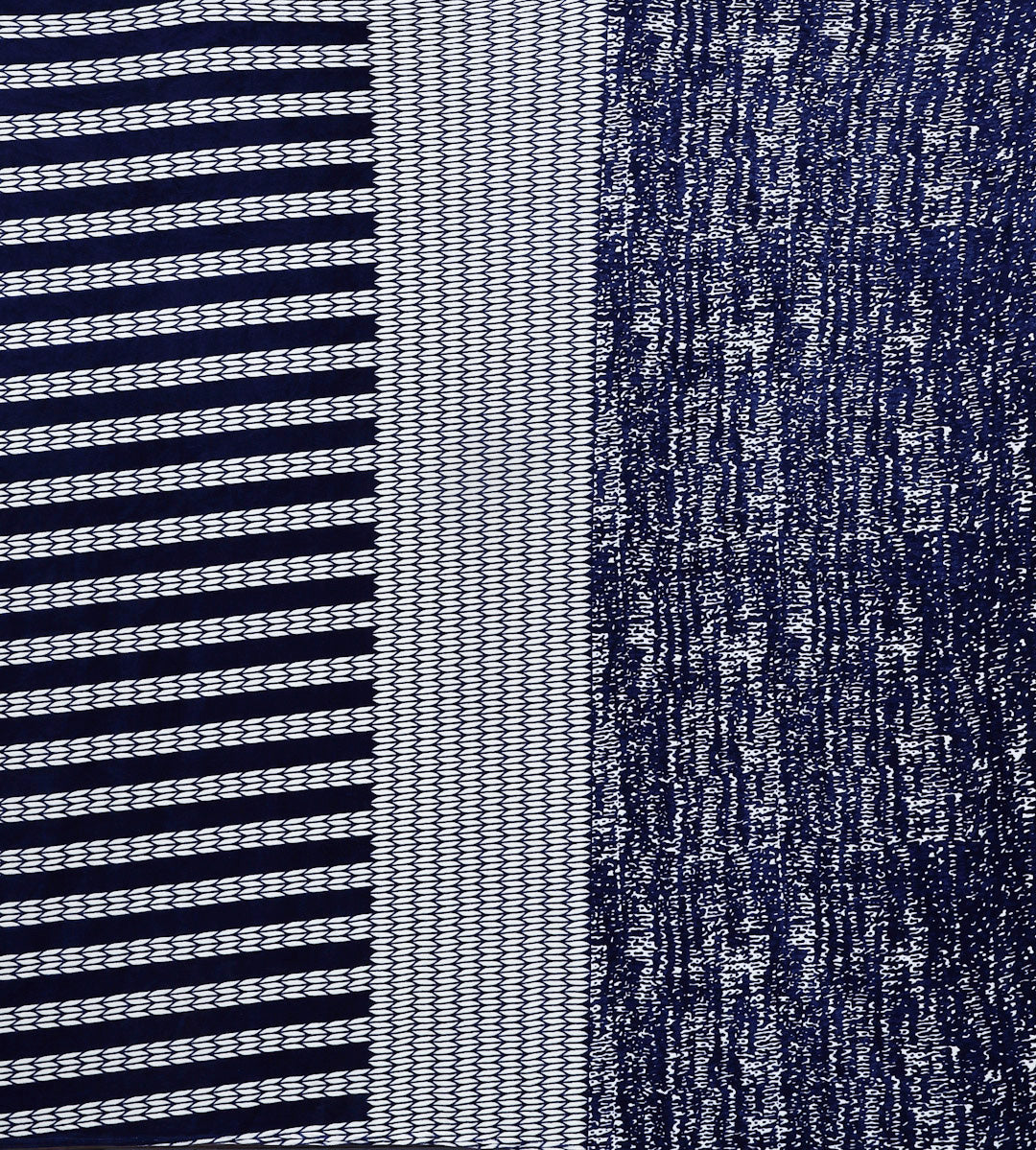 Klotthe Blue Printed Woolen Double Bed Sheet with 2 Pillow Covers