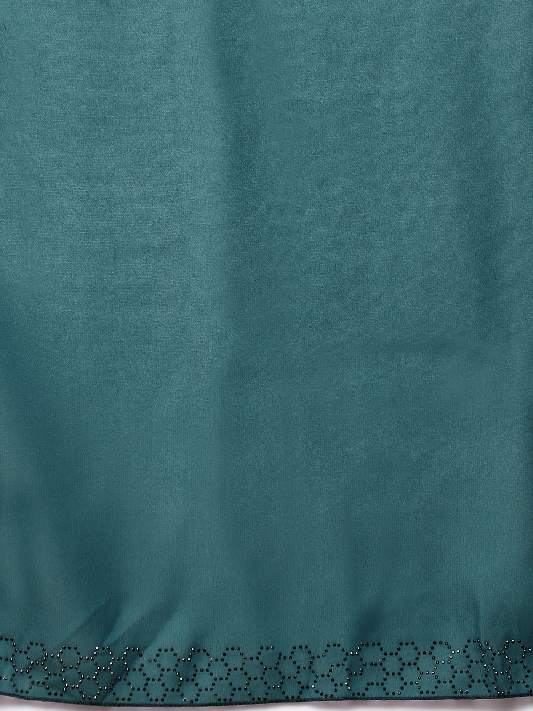 Klotthe Women Turquise Embellished Burqa With Scarves