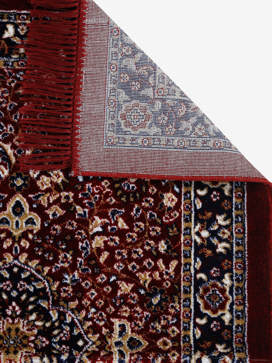 Klotthe Maroon "180X60 cm" Floral Carpet