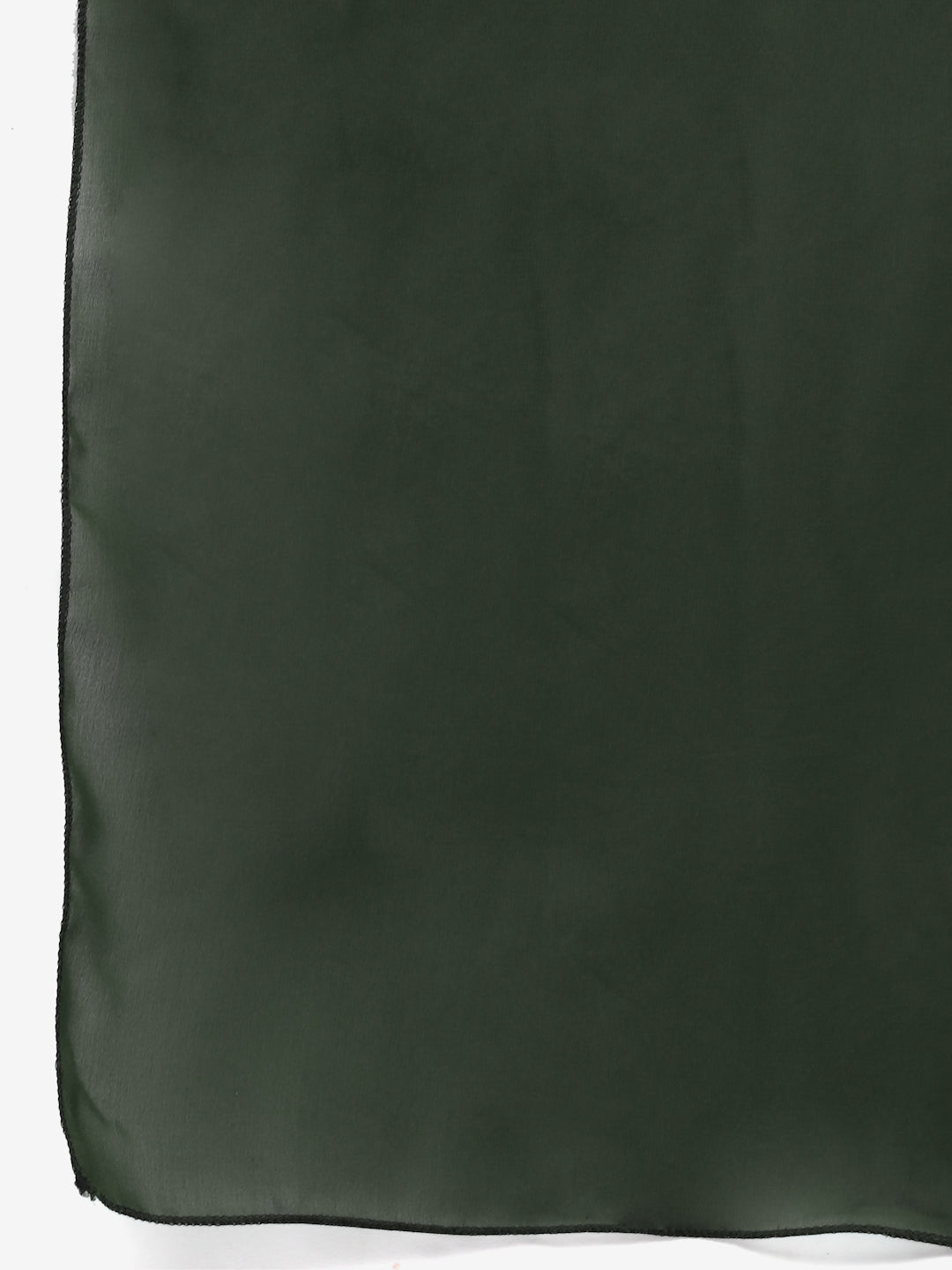 Klotthe Women Olive Embellished Burqa With Scarves