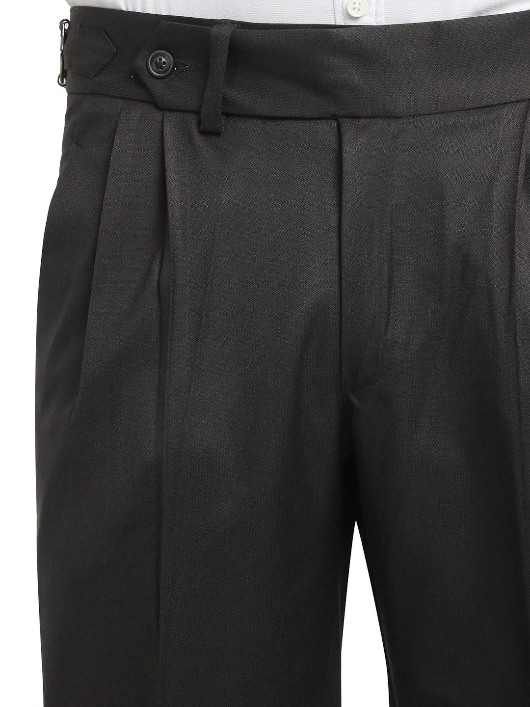 Italian Style Formal Gurkha Pant-DarkBrown