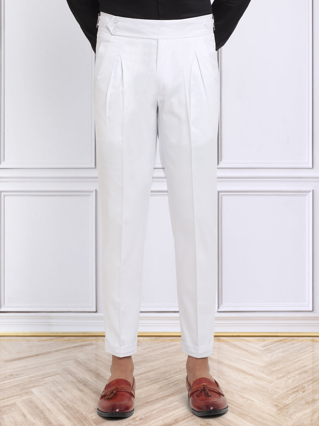 Klotthe Men's Slim Fit Formal Trouser
