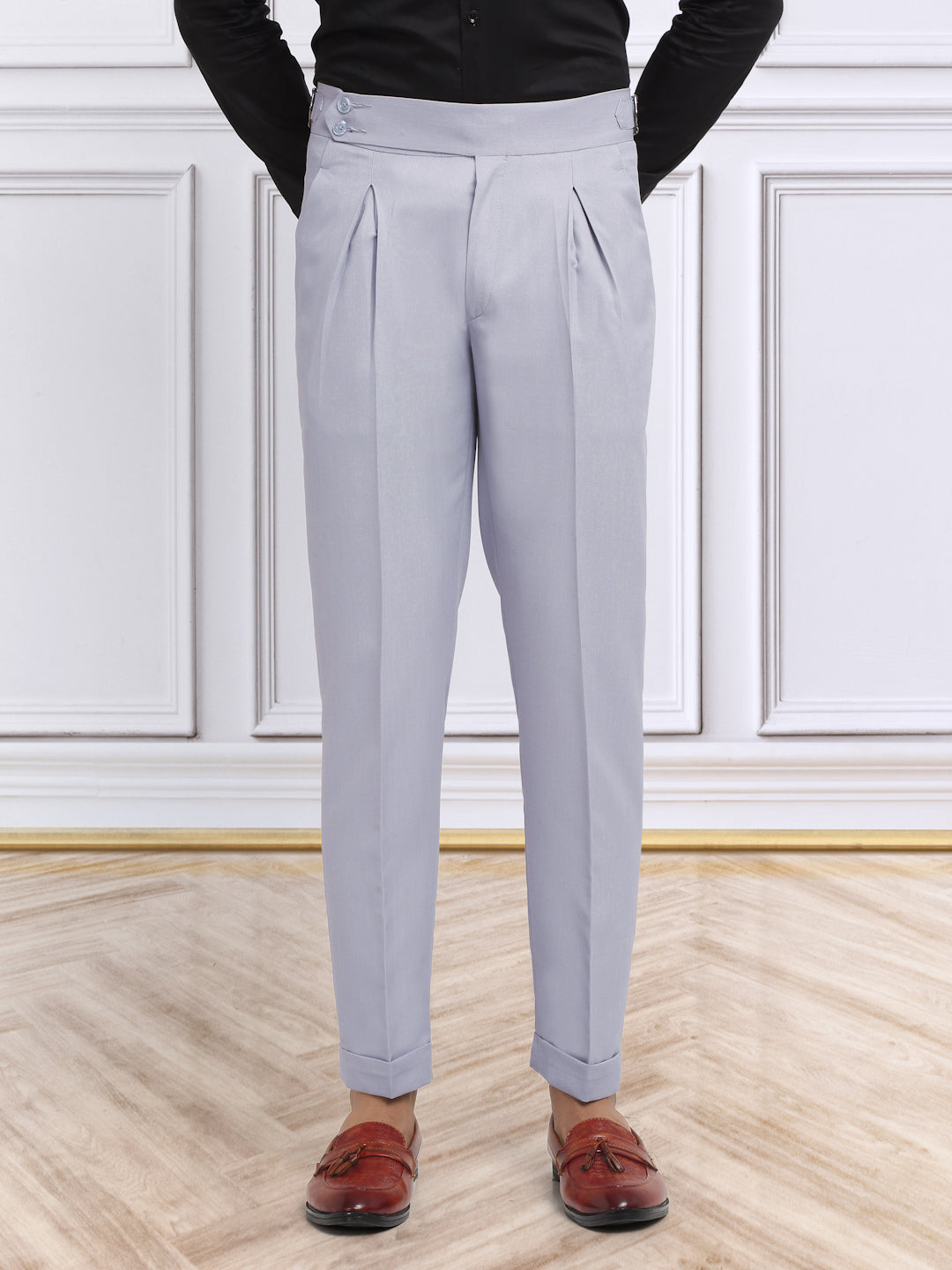 Klotthe Men's Slim Fit Formal Trouser
