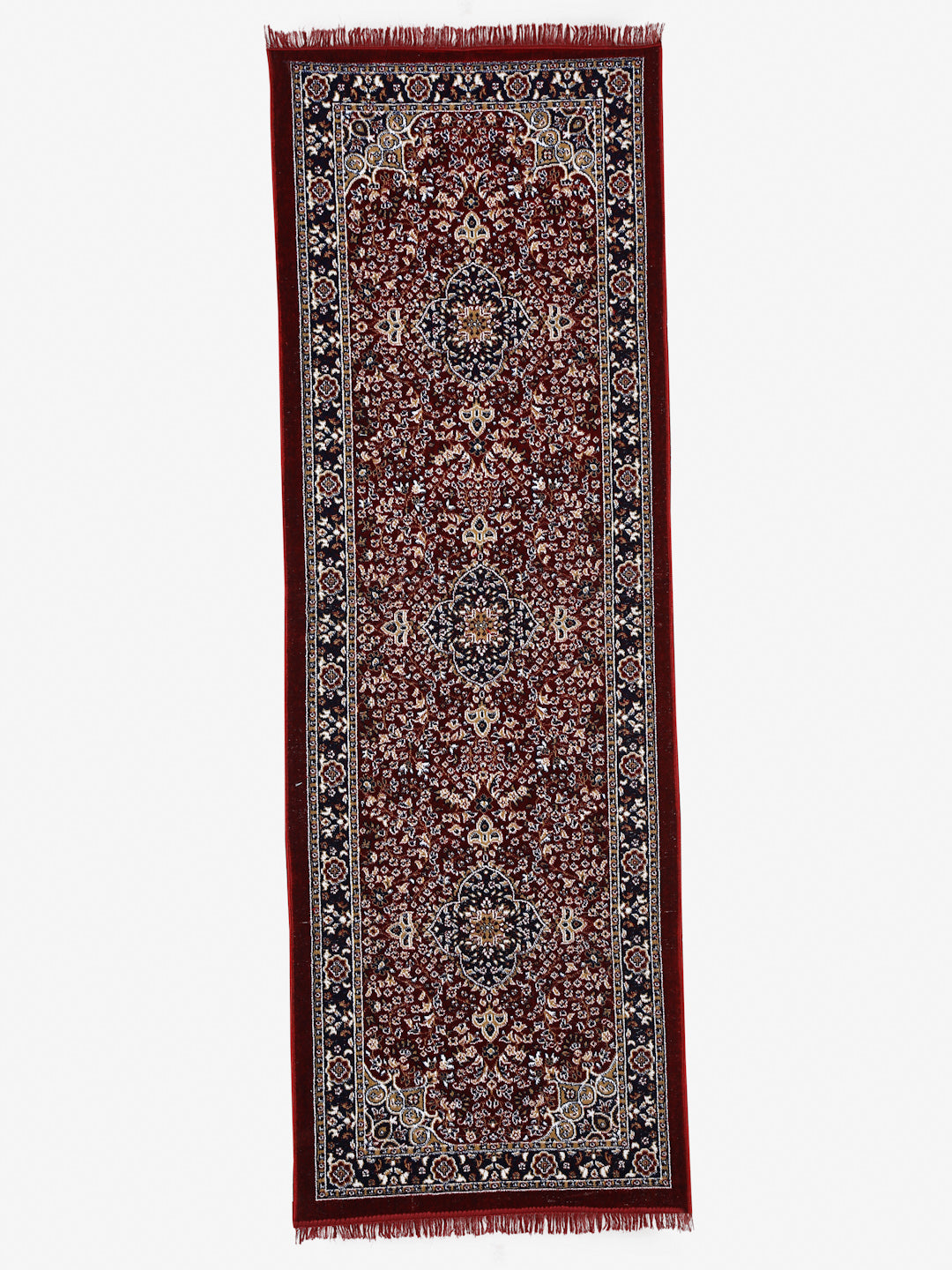 Klotthe Maroon "180X60 cm" Floral Carpet