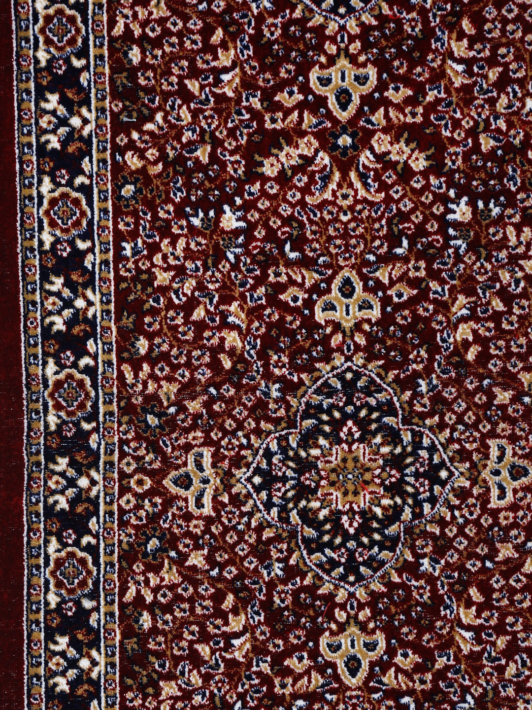Klotthe Maroon "180X60 cm" Floral Carpet