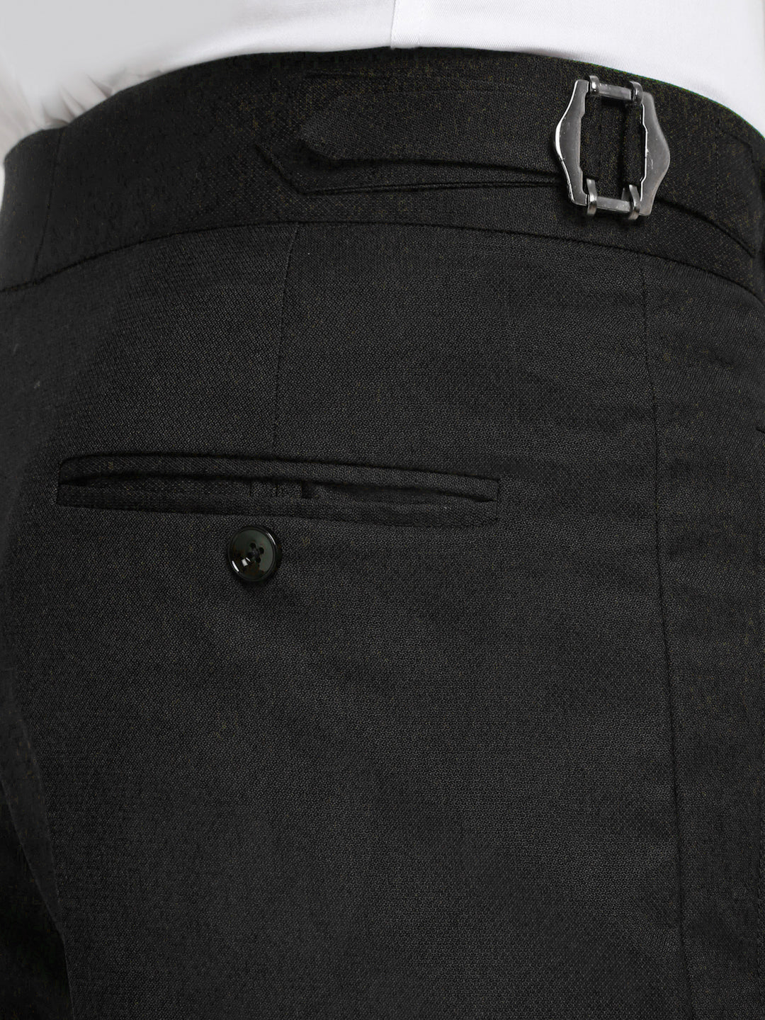 Italian Style Formal Gurkha Pant-Black