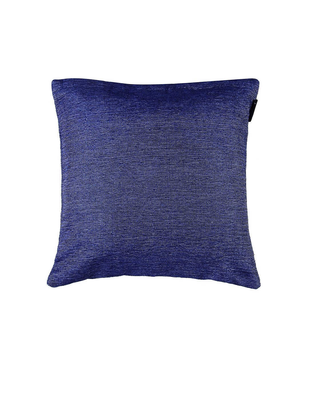 KLOTTHE Set of 5 Blue Polycotton Solid Cushion Covers (40X40 cm)