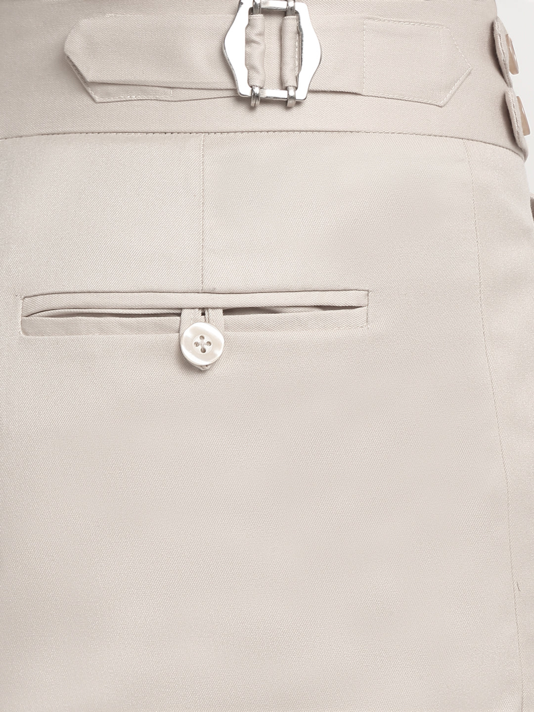 Italian Style Formal Gurkha Pant-Cream