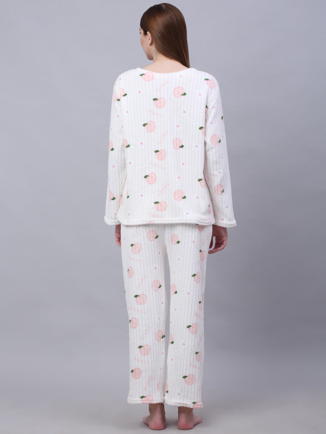 Woolen Fleece Winter Warm Night Suit for Women by KLOTTHE®