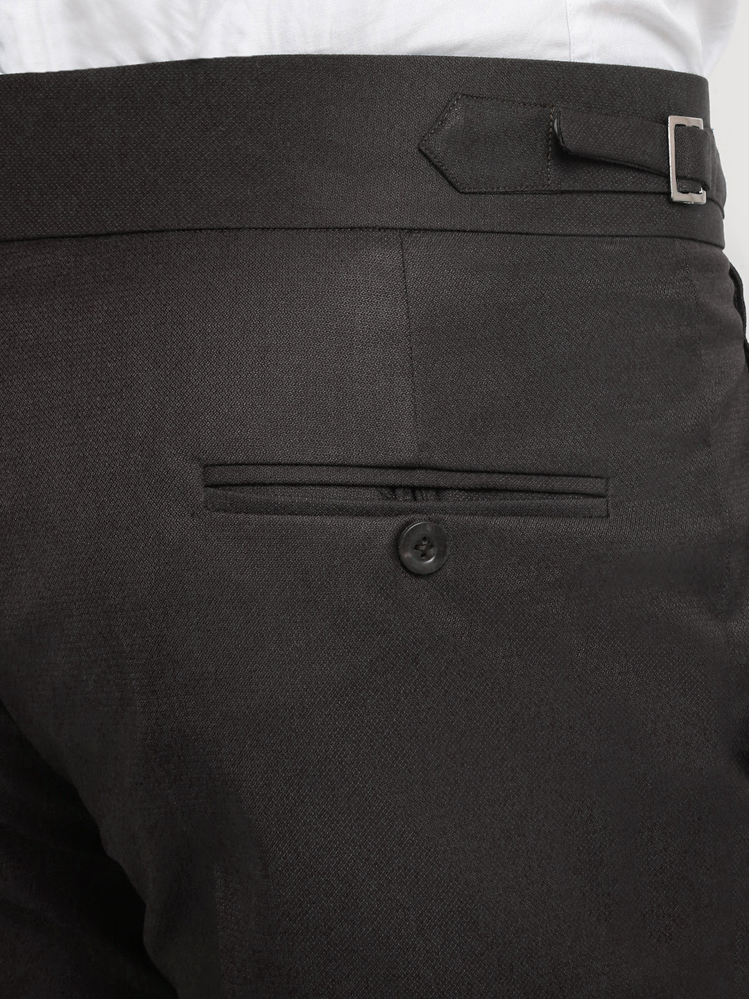 Italian Style Formal Gurkha Pant-DarkBrown