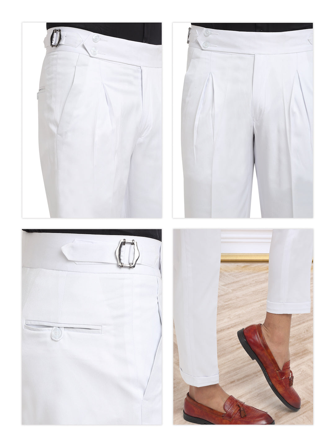 Klotthe Men's Slim Fit Formal Trouser