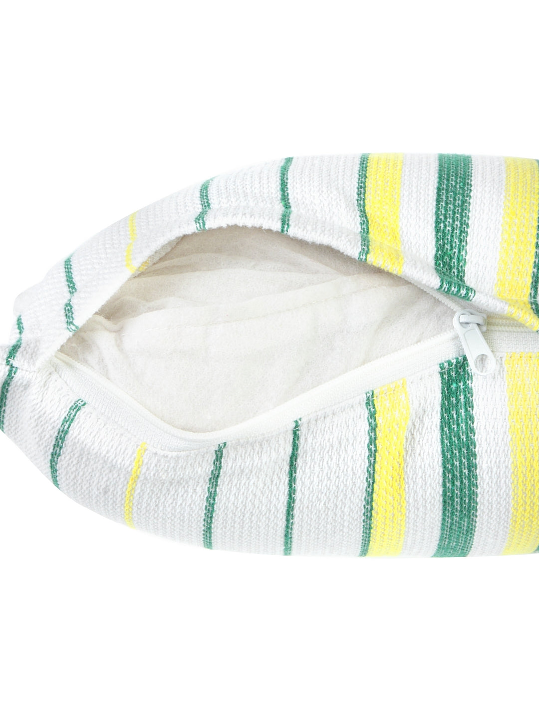 KLOTTHE Set of Five White Poly Cotton Cushion Covers With Microfibre Fillers (35X35 cm)