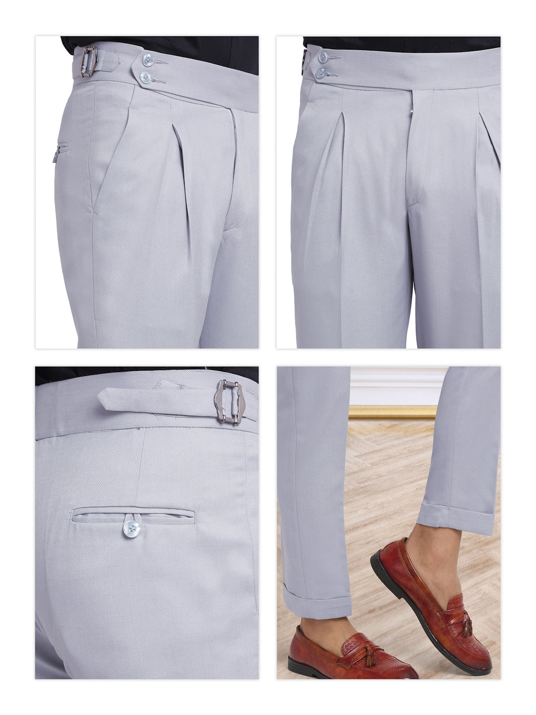 Klotthe Men's Slim Fit Formal Trouser