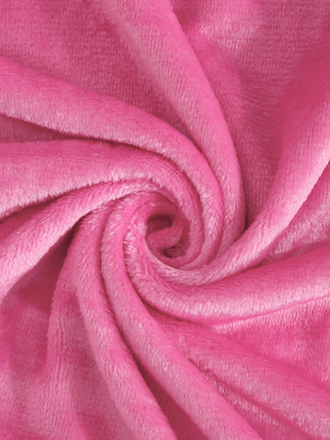 Klotthe Light Pink Solid Woolen Mild Winter Double King Bedding Set