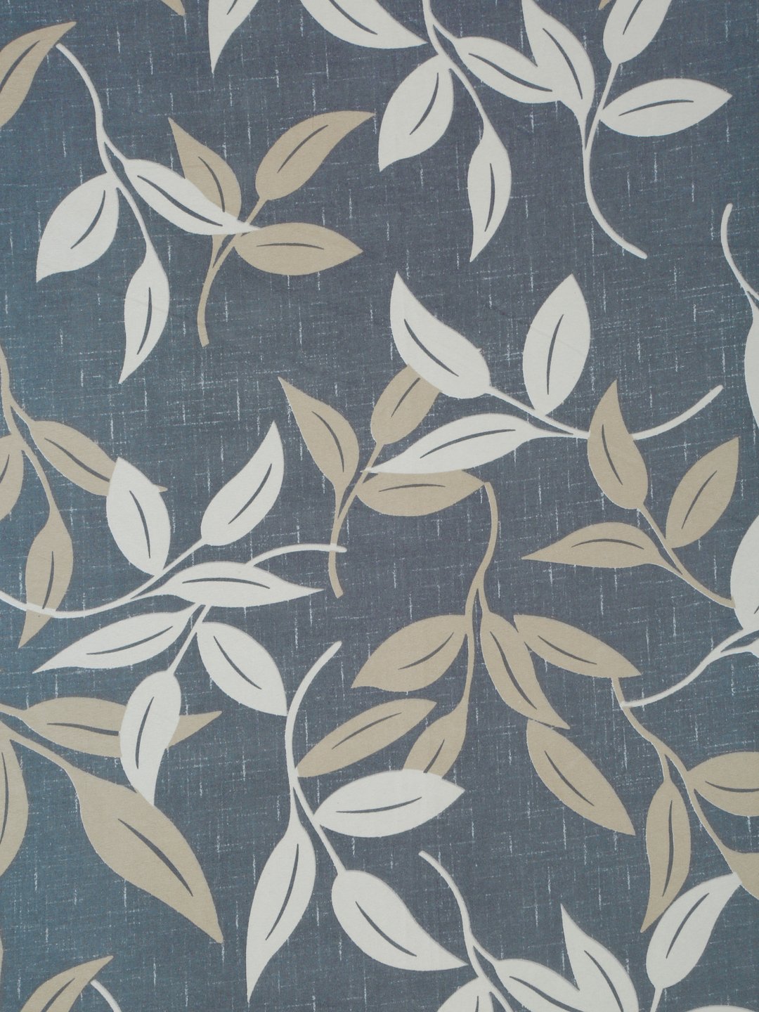 Grey Floral 300 TC Cotton Blend Fitted Double Bedsheet with 2 Pillow Covers